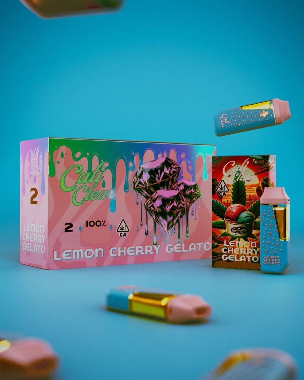 Lemon Cherry Gelato Cali Clear Disposable